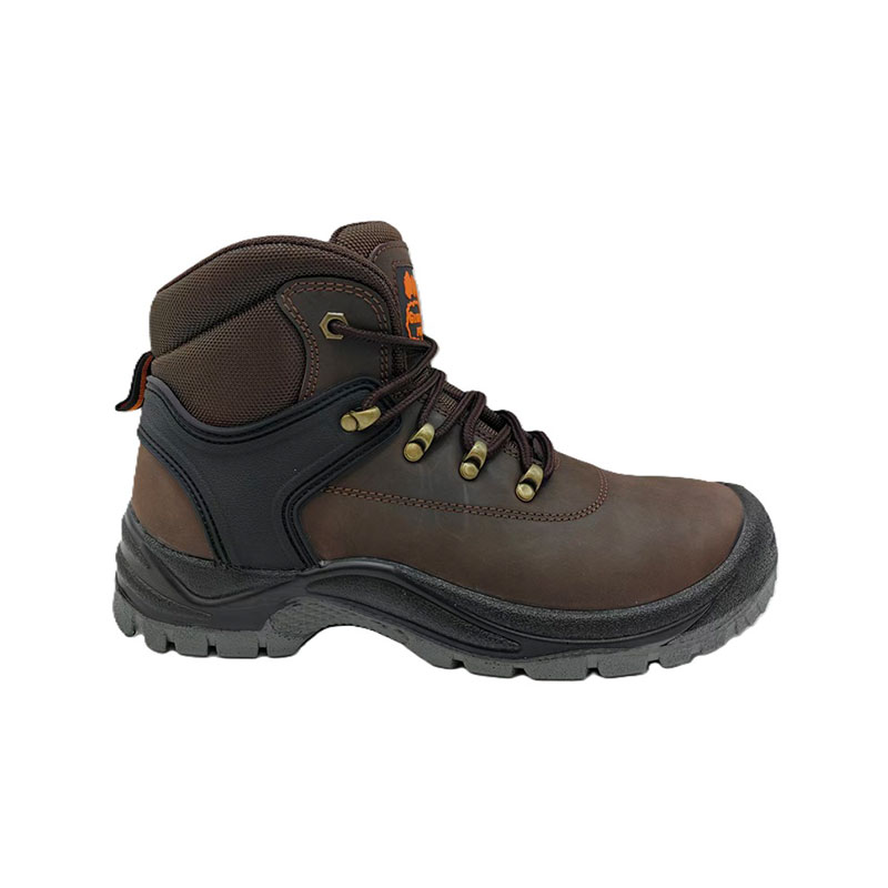 Zapatos de seguridad antideslizantes Crazy Horse Leather SR