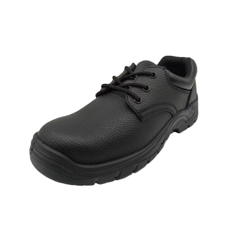 Zapatos de seguridad antideslizantes SRC de piel de vaca en relieve