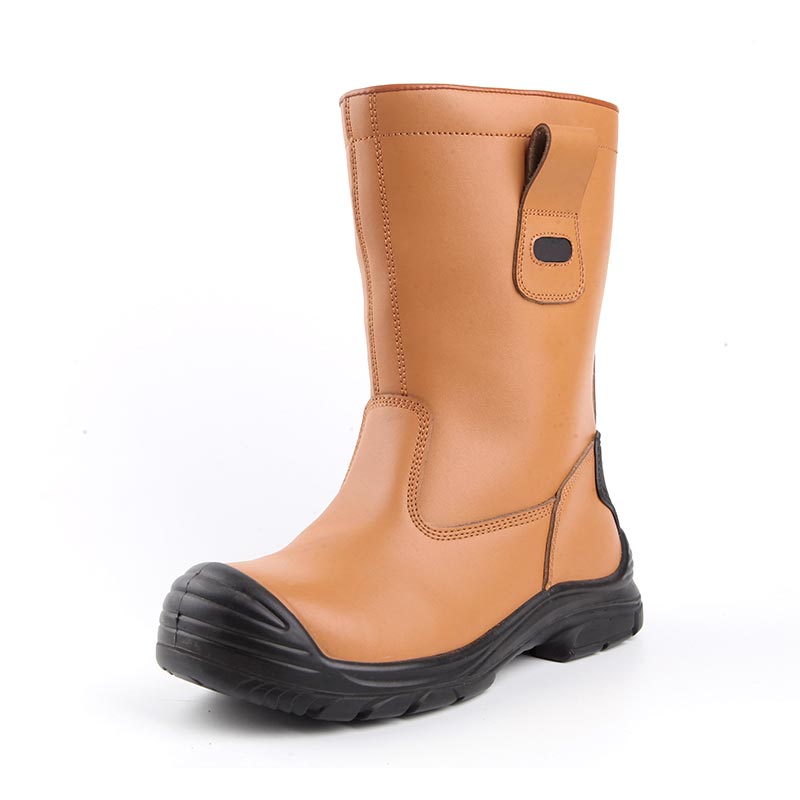 Botas de trabajo de protección ESD con punta de acero y corte alto