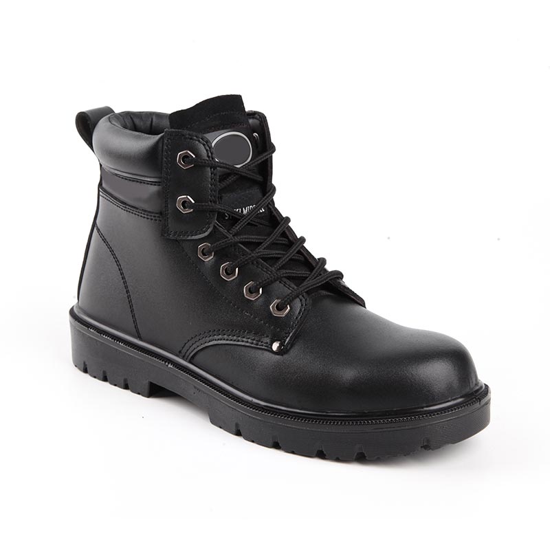 Botas de trabajo de construcción antideslizantes SRC con punta de acero de corte bajo