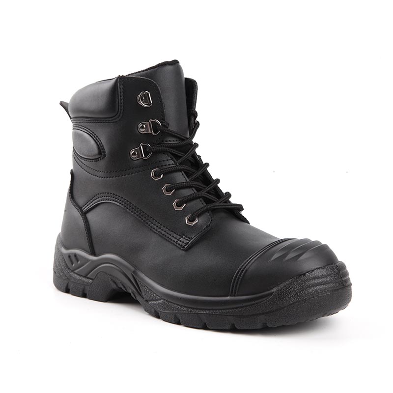 Botas de trabajo impermeables de piel de vaca de corte medio
